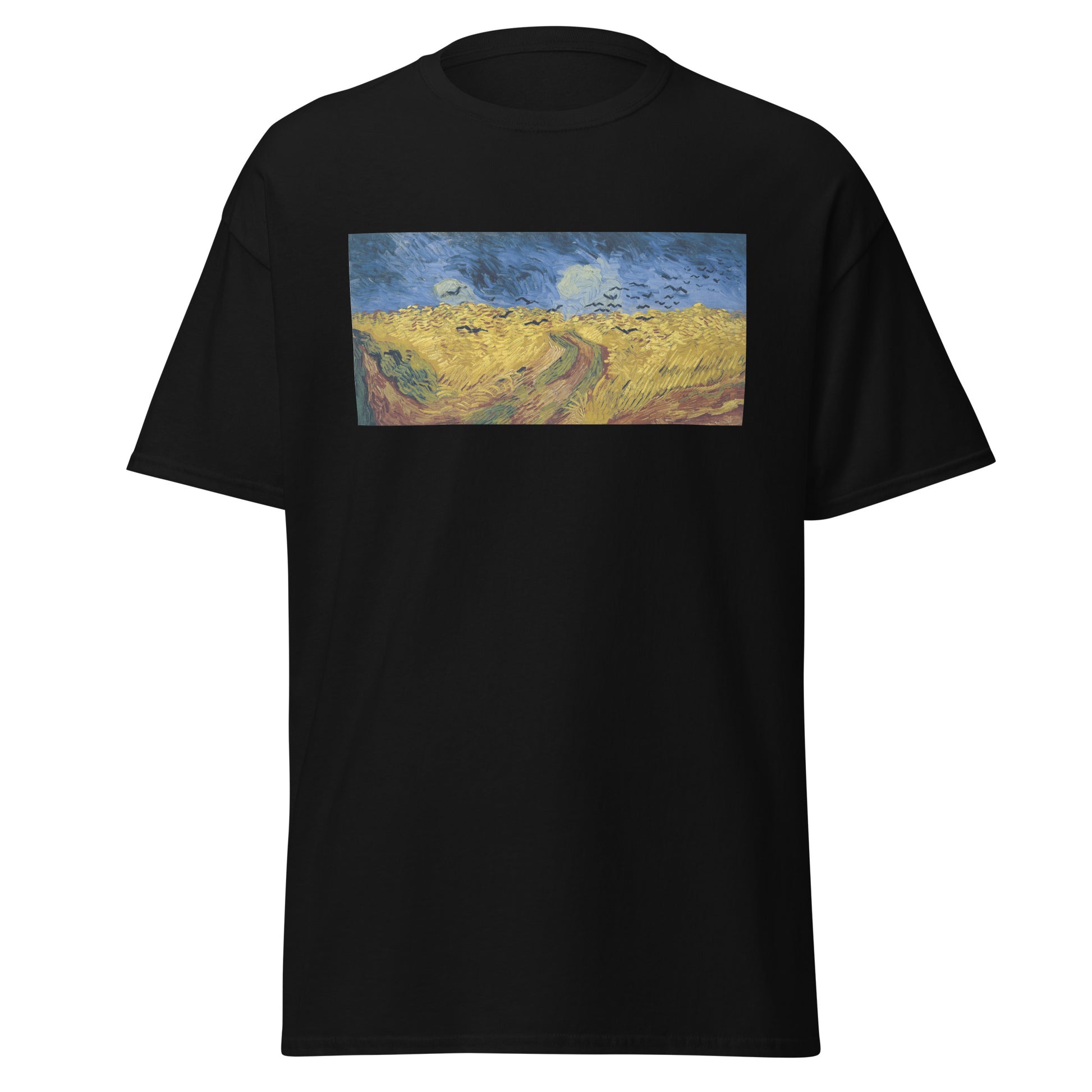 Van Gogh Crows Men's Classic Tee – Stormy Fields, Striking Style