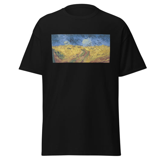 Van Gogh Crows Men's Classic Tee – Stormy Fields, Striking Style