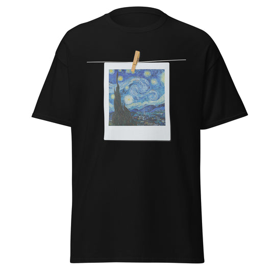Van Gogh Night Men's Classic Tee – Dreamy Skies, Timeless Mood