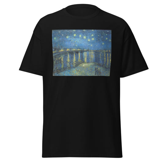Van Gogh Night Men's Classic Tee – Dreamlike Views, Artistic Mood
