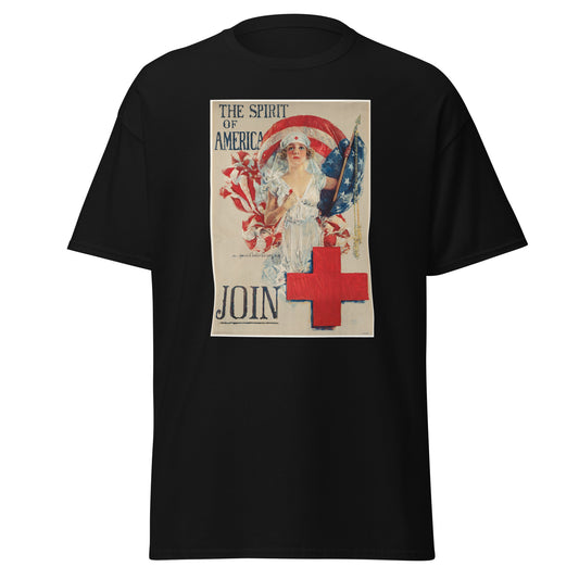 Spirit of America Men's Classic Tee – Timeless Pride, Artistic Soul