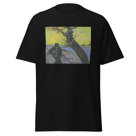 Van Gogh Sower Men's Classic Tee – Golden Light, Timeless Labor