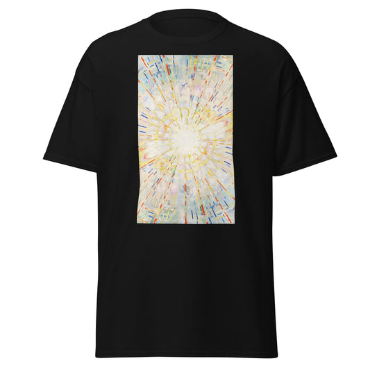 Munch Sun Men's Classic Tee – Radiant Power, Emotional Depth