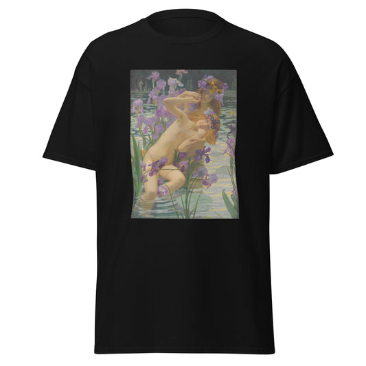 Les Iris Men's Classic Tee – Floral Elegance, Effortless Comfort