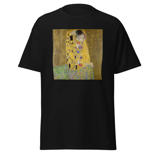 Klimt Kiss Men's Classic Tee – Romantic Elegance, Casual Comfort