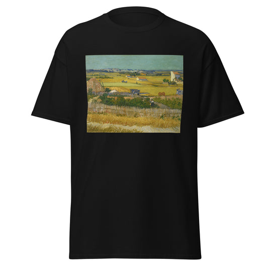 Van Gogh Harvest Men's Classic Tee – Golden Fields, Timeless Style