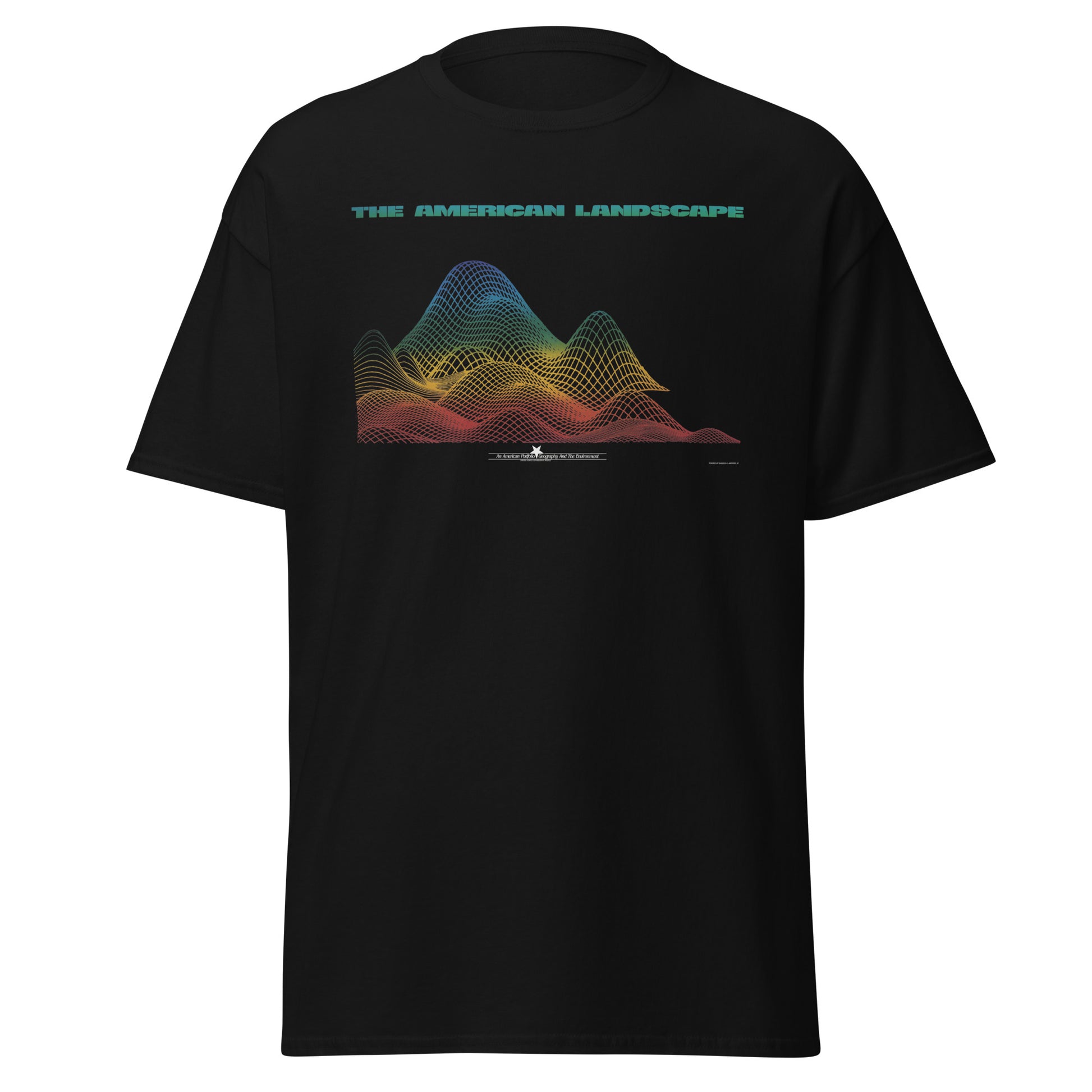 American Landscape Men's Classic Tee – Nature, Framed in Fine Art